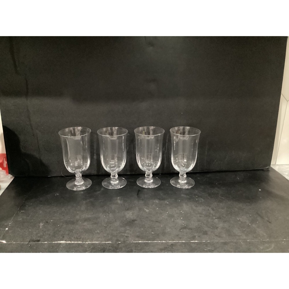 Fostoria Cellini Optic Ice Tea Goblet Set of 4